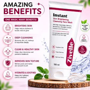 Instant Skin Brightening Cleansing Face  Wash
